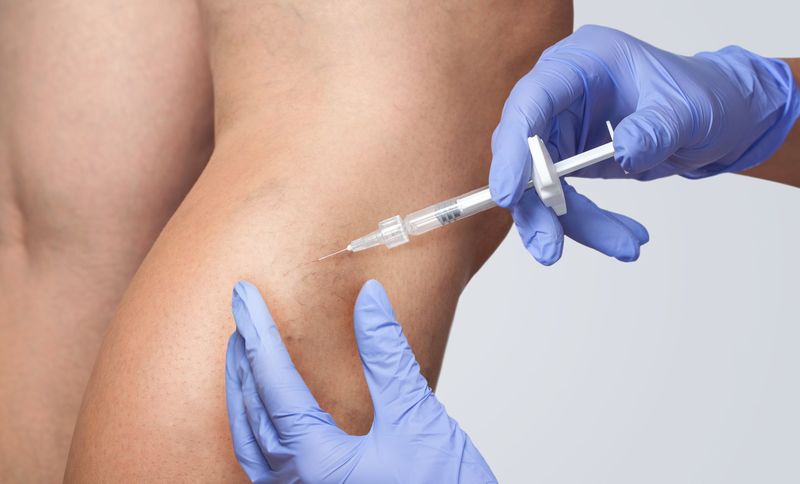 Tratamiento de escleroterapia para varices y arañitas con microinyecciones